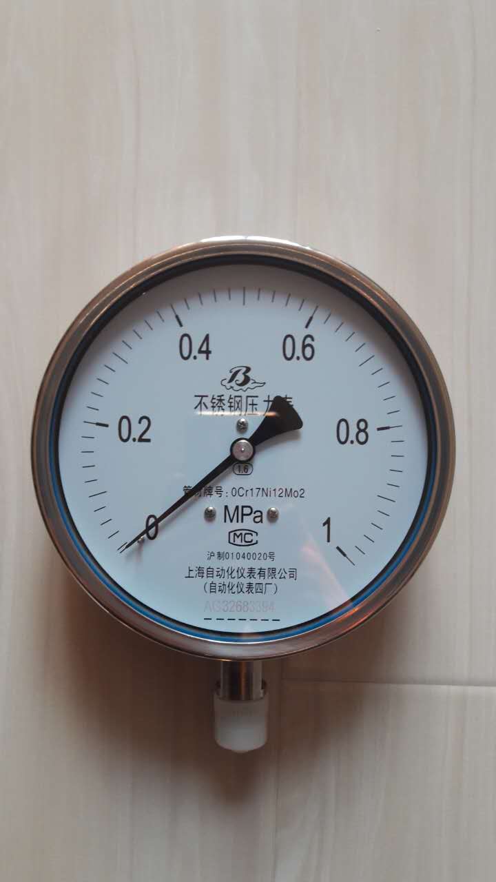 YTN-100耐震壓力表0-1Mpa